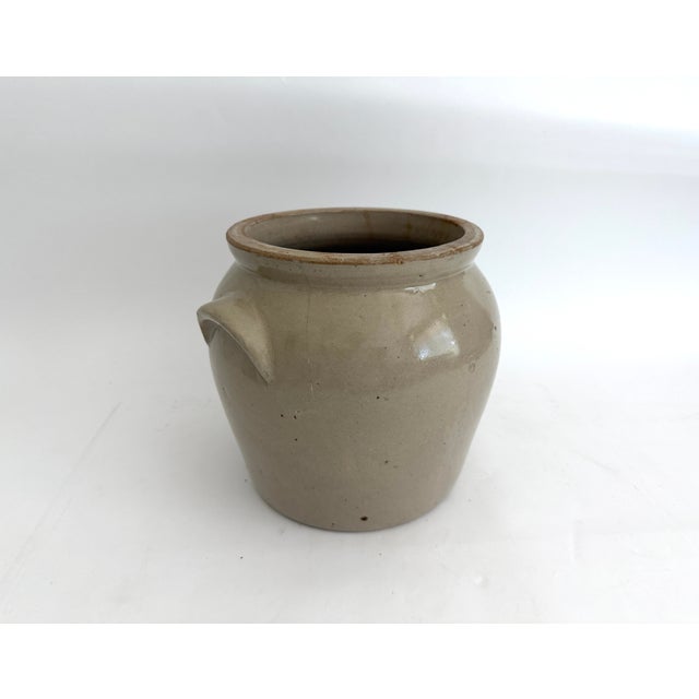 French Country French Stoneware Confit Pot Early 1900s For Sale - Image 3 of 9