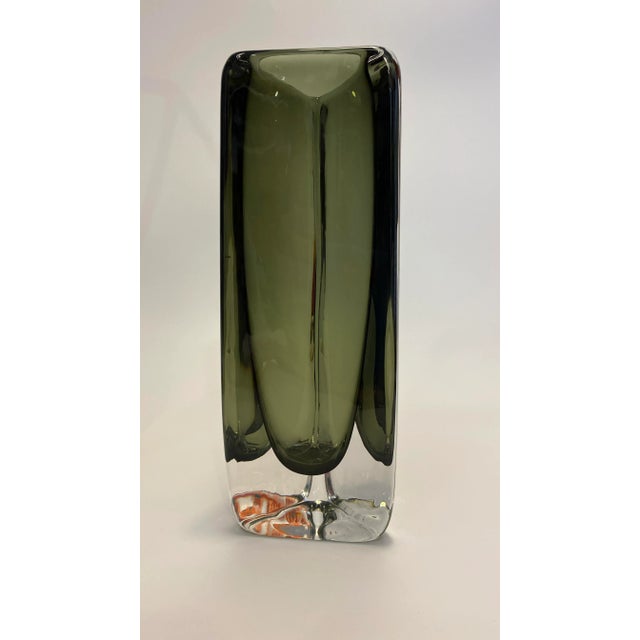 1959 Orrefors Sommerso Dusk Series Vase, Signed Nils Landberg For Sale - Image 12 of 12