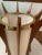 Wood Mid-Century Modern Teak & Brass Swag Pendant Lamp in the Style of Adrian Pearsall For Sale - Image 7 of 13