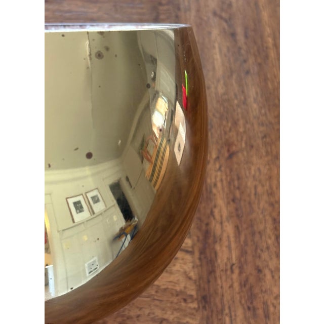 Gold Vintage Apple-Form Lidded Ice Bucket / Decorative Container – Mid-Century Modern Sculptural Decor For Sale - Image 8 of 15