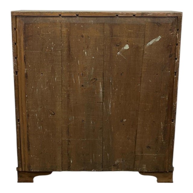 Antique Swedish Secretary in Gray With White Highlights For Sale - Image 10 of 10