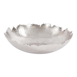 Silver Broken Edge Bowl / Wall Art from Kenneth Ludwig Chicago For Sale