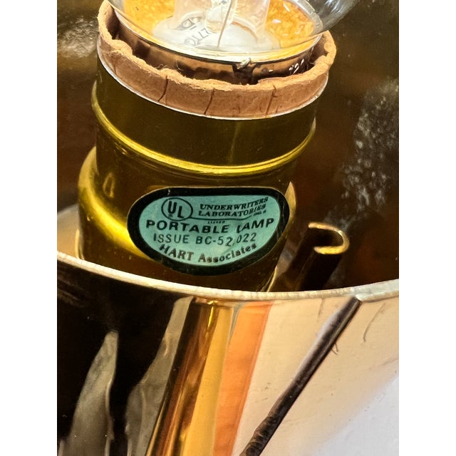 Hart Associates 1960s Holywood Regency Brass Floor Lamp With Integrated Table by Hart Associates For Sale - Image 4 of 16