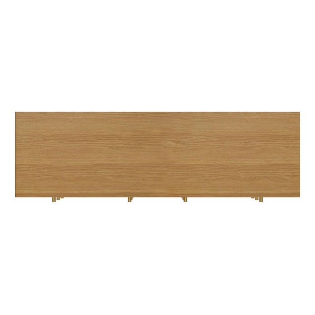 Wood Mendel 60 in. W Rectangular Wood 6 Drawer Dresser, Light Oak For Sale - Image 7 of 8