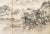1970s Ming Dynasty Style Monochrome Screen "Landscape With Mountains" For Sale In Dallas - Image 6 of 17