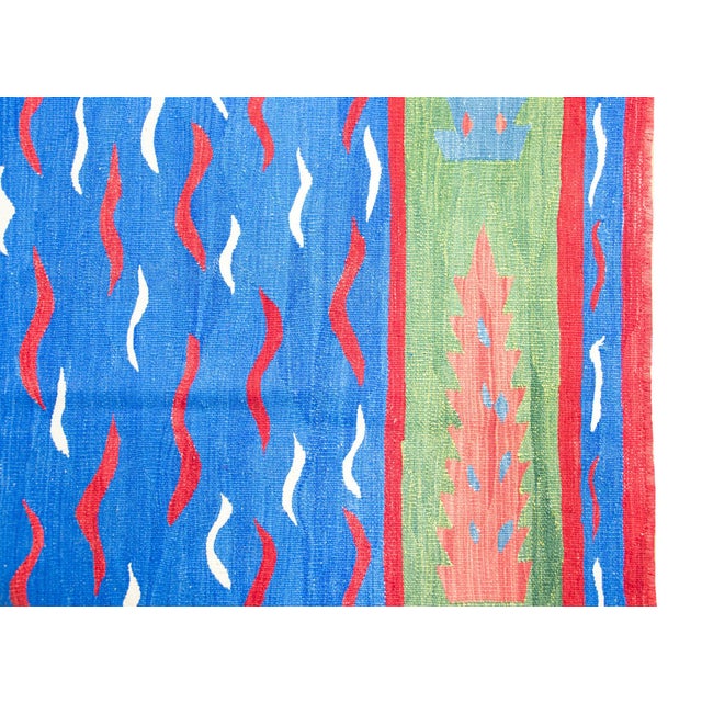 Vintage Turkish Kilim Rug For Sale - Image 10 of 15
