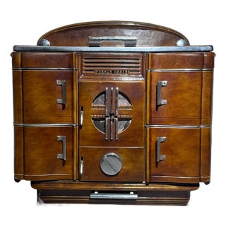 Art Deco Harem Stove from Fobrux, Belgium, 1930s For Sale