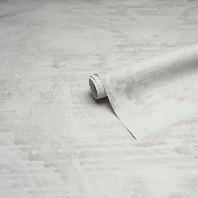 Schumacher SAMPLE - Schumacher X Colette Cosentino Valiant Wallpaper In Dove For Sale - Image 4 of 4