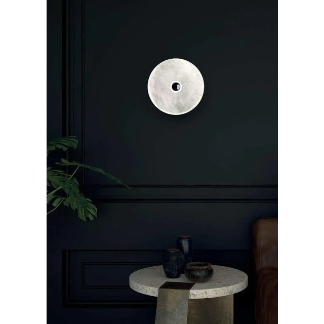 Not Yet Made - Made To Order Apollo Shiny Gold Metal Wall Lamp by Alabastro Italiano For Sale - Image 5 of 6