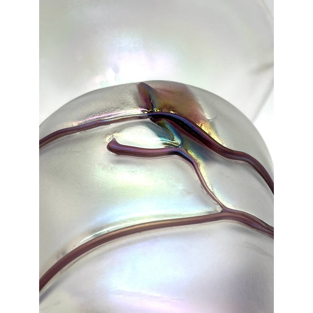 Art Deco Iridescent Vase by Freiherr Von Poschinger, Germany, 1920s For Sale - Image 14 of 15