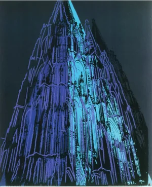 Andy Warhol - Cologne Cathedral Blue - Lithograph 1985