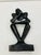 Abstract 1990s Carved Wood Abstract Figural Sculpture For Sale - Image 3 of 7