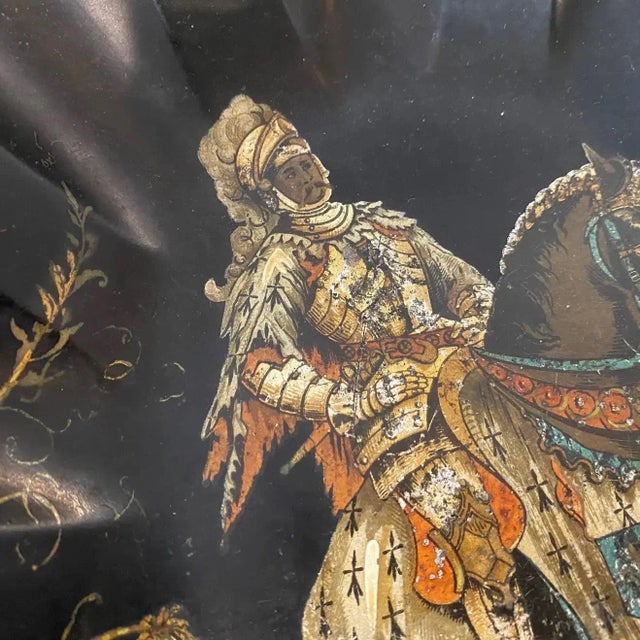 Late 19th Century Late 19th Century Victorian Papier Machè British Basket For Sale - Image 5 of 11