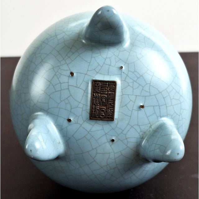 Chinese Porcelain Ru Yao Tripod Censer For Sale In Portland, OR - Image 6 of 6