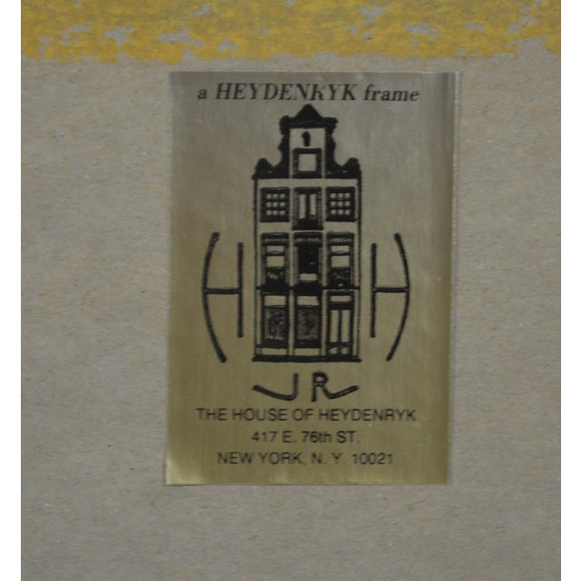 Early 20th Century French Art Deco Mercier Freres / Gazette Du Bon Ton Prints W House of Heydenryk Silver Gilt Frames - Set of 2 For Sale - Image 5 of 6