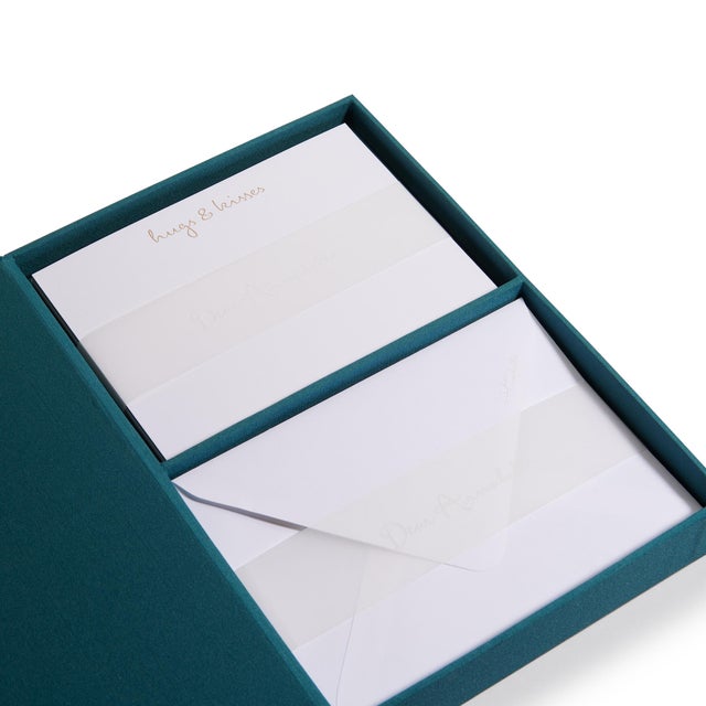 10 engraved notecards and envelopes