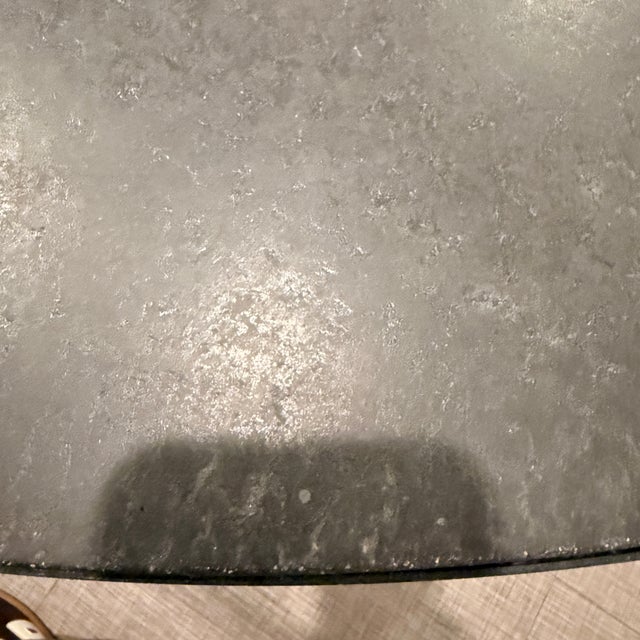 2020s Rh Salvaged Wood and Concrete Round Dining Table For Sale - Image 5 of 9