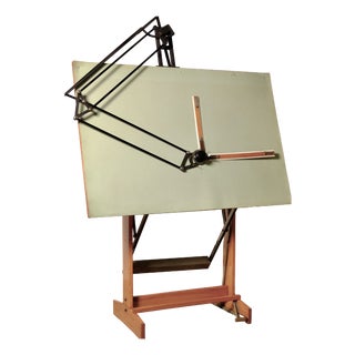 Wooden Drawing Board from S.I.P.I, Italy, 1940s For Sale
