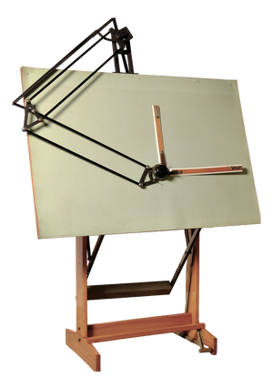 Wooden Drawing Board from S.I.P.I, Italy, 1940s