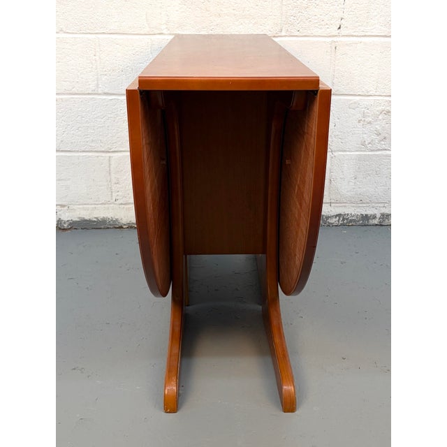 Mid 20th Century Mid 20th Century Teak Drop-Leaf Dining Table For Sale - Image 5 of 10