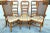 Vintage French Country Oak Wingback Dining Chairs - Set of 6 For Sale - Image 12 of 12
