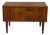 Small Danish Teak Dresser With 2 Drawers Scandinavian Mid-Century Modern Vintage For Sale