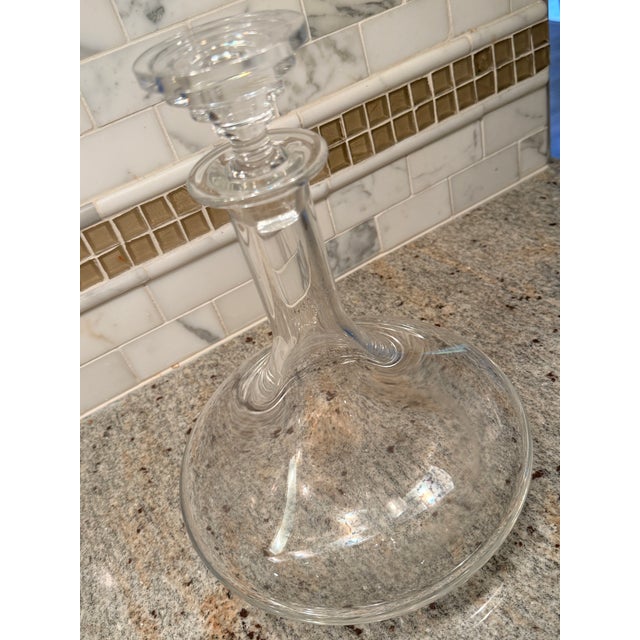 2020s Saint-Louis Oxymore Crystal Wine Decanter For Sale - Image 5 of 11