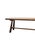 Sculptural Teak Wood Bench Carved Detailing, Modern Organic For Sale - Image 9 of 9