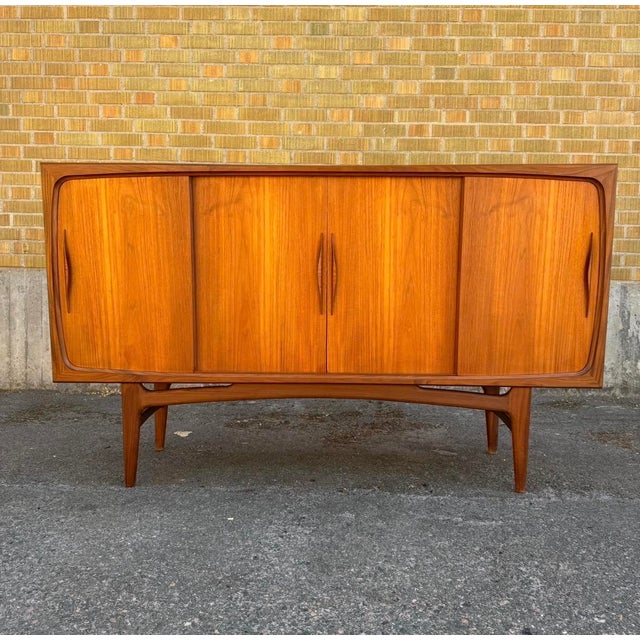 Wood Danish Sideboard in Teak by Tage Mølholm, 1960 For Sale - Image 7 of 7