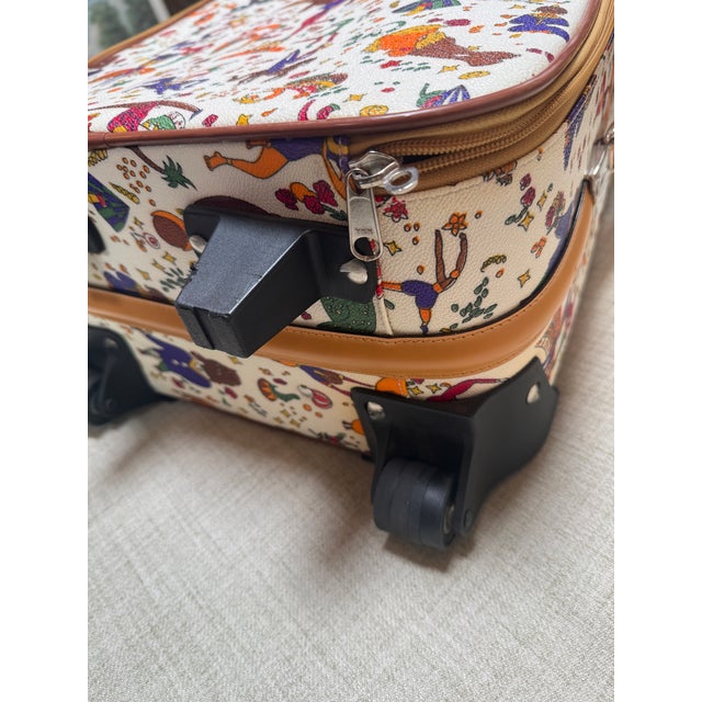 Piero Guidi Magic Circus Trolley Travel Bag, White For Sale - Image 11 of 13