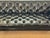 Textile Custom Edelman Black Patent Leather Tufted Tuxedo Sofa For Sale - Image 7 of 14