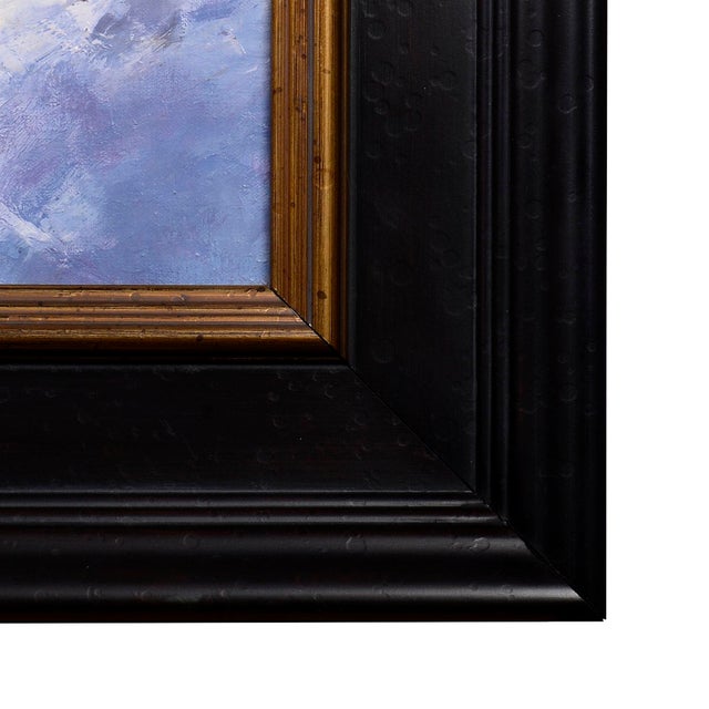 American Sheryl Knight "Joy of Winter" Oil on Linen, Framed For Sale - Image 3 of 5