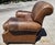 Animal Skin Vintage Barcalounger Saddle Leather Recliner With Continuous Lumbar Support For Sale - Image 7 of 18