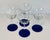 Celebrate classic mid-century elegance with this beautiful set of four vintage coupe stems from the 1960s. Each glass...