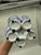 20th Century Chinese Blue and White Porcelain Tulipiere Vase For Sale - Image 4 of 5