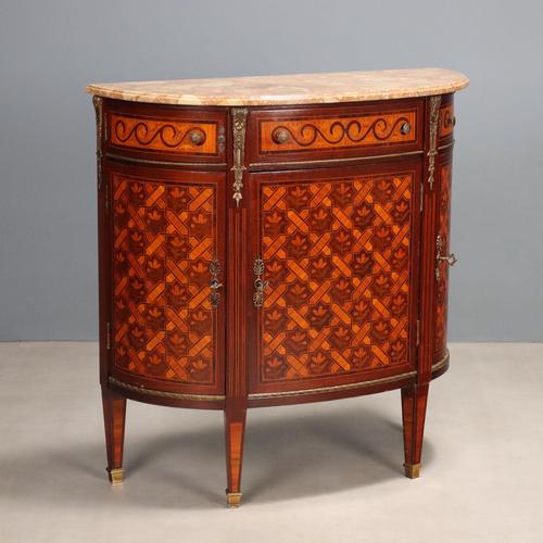 Neoclassical Style Demi-Lune Sideboard For Sale - Image 14 of 14