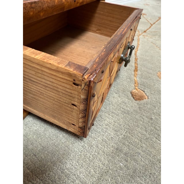 Vintage Bamboo Trinket Box For Sale - Image 11 of 12