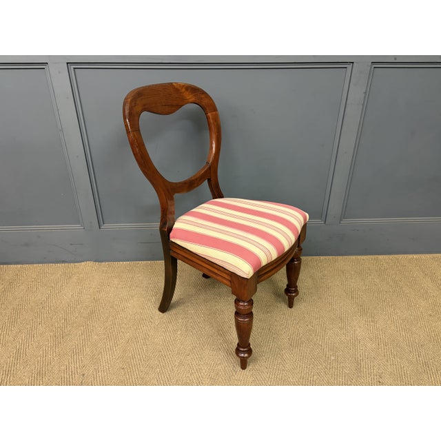 Late 19th Century Victorian Mahogany Dining Chairs, 1880, Set of 10 For Sale - Image 5 of 12
