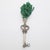Italian Vintage Italian Handmade Genuine Silver Life Size Secret Key Drawer With Green Tassel For Sale - Image 3 of 11