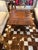 19th Century Mahogany Inlaid Small Coffee Table With Checkerboard Top For Sale - Image 10 of 12
