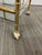 Hollywood Regency Double Handle Brass Bar Cart For Sale - Image 12 of 12
