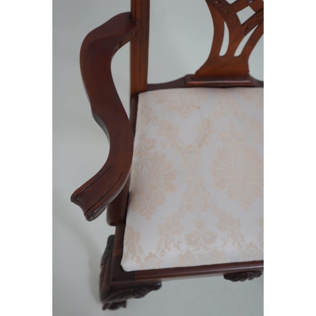 Set of 10 Mahogany Chippendale Dining Chairs For Sale In Philadelphia - Image 6 of 18