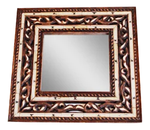 Moroccan Bone Inlaid Mirror