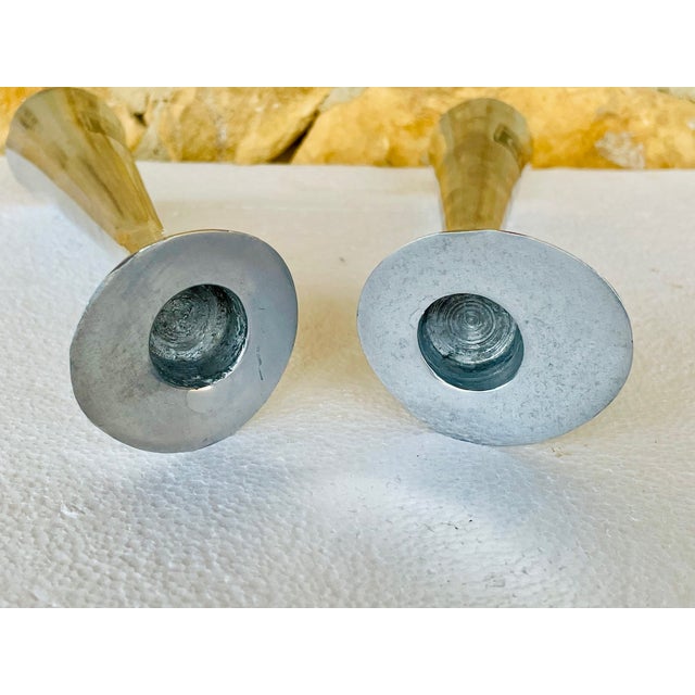 Vintage Danish Candlesticks from Broste Copenhagen, 1970s, Set of 2 For Sale - Image 10 of 18