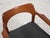 Wood Mid-Century Danish Chair with Armrests in Teak attributed to Arne Hovmand Olsen for Mogens Kold, 1960s For Sale - Image 7 of 11