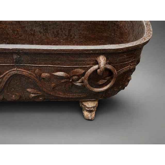 19th Century Chinese Cast Iron Bath Tub or Substantial Jardinière #2 For Sale - Image 4 of 18