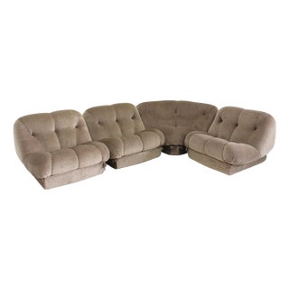 Italian Nuvolone Modular Sofa by Rino Maturi for Mimo Padova, 1970s, Set of 4 For Sale