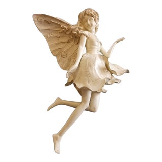 As-Is Toscano Italy Garden Fairy Angel Figurine. For Sale