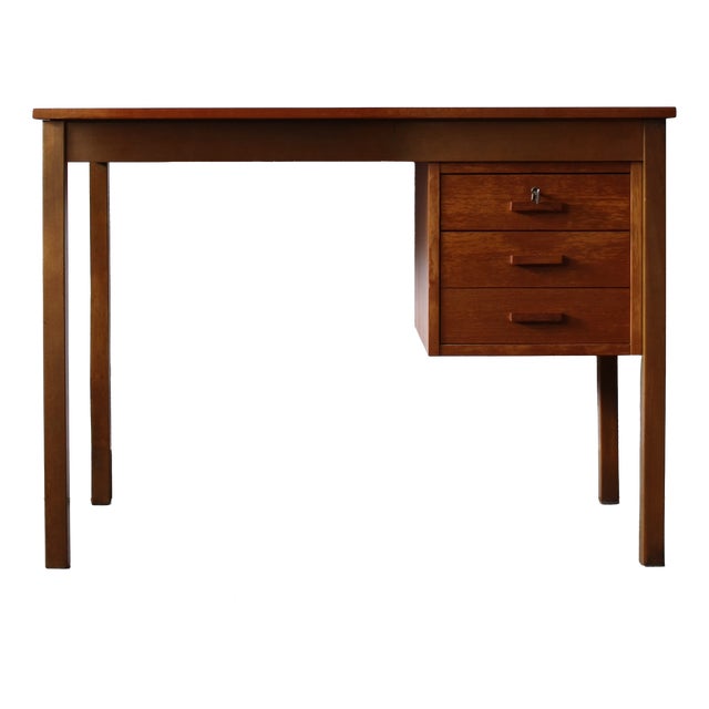 Vintage Danish Desk in Teak, 1960s For Sale