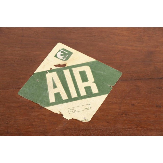 Air Cargo Packing Crate in East African Mahogany For Sale - Image 3 of 13